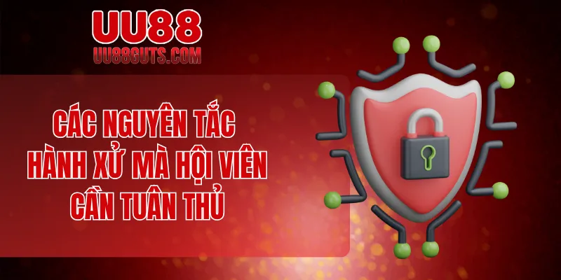 Chính Sách Bảo Mật - Đảm Bảo Môi Trường An Toàn Cho Hội Viên 6 Các nguyên tắc hành xử mà hội viên cần tuân thủ