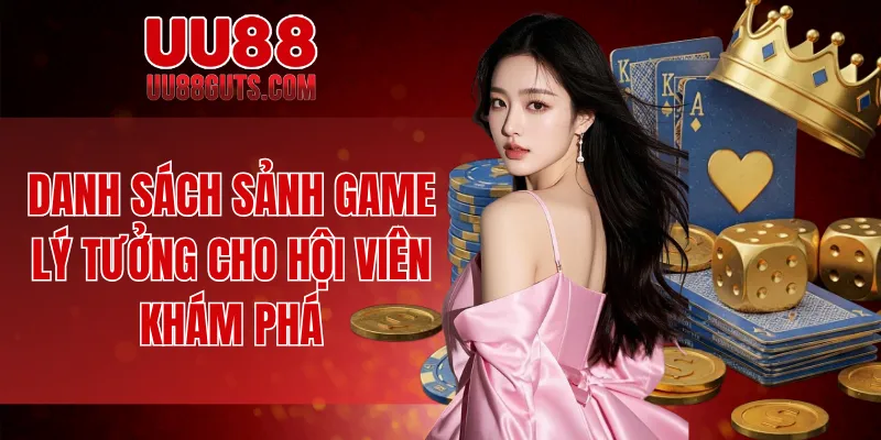 Danh sách sảnh game lý tưởng cho hội viên khám phá
