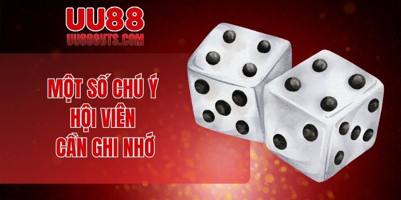 Cách Chơi Xóc Đĩa - Bật Mí Phương Pháp Cá Cược Thắng Lớn 7 Một số chú ý hội viên cần ghi nhớ